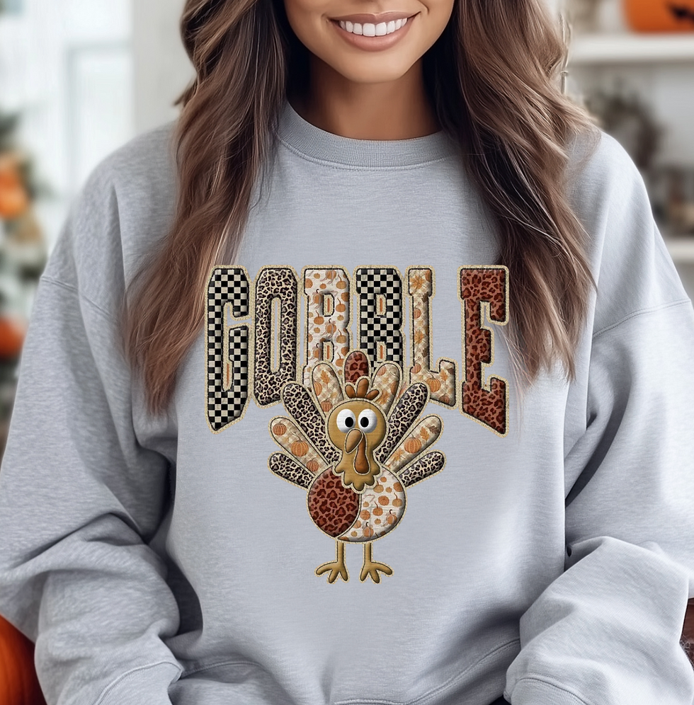 Thumbnail: Gobble Patchwork Sweatshirt
