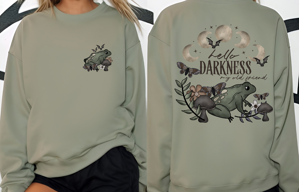 Thumbnail: Hello Darkness Sweatshirt (Pocket & Back)