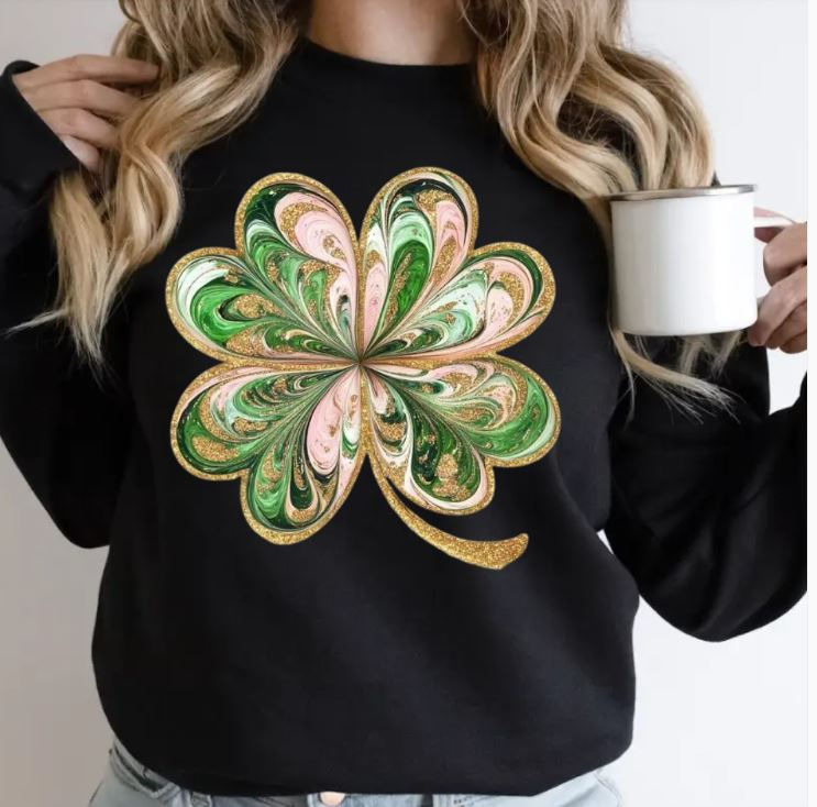 Thumbnail: Glitter Shamrock Sweatshirt