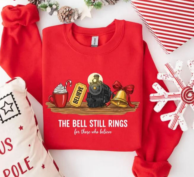 Thumbnail: The Bell Still Rings Polar Express Sweatshirt