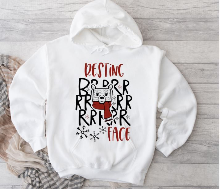 Thumbnail: Resting Burr Face Hoodie