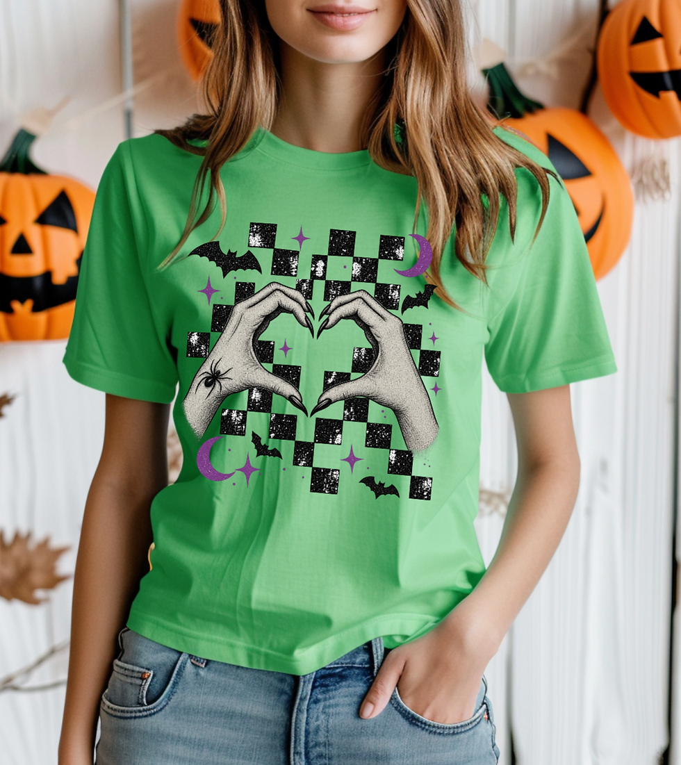 Thumbnail: Witch Heart Hands Graphic Tee