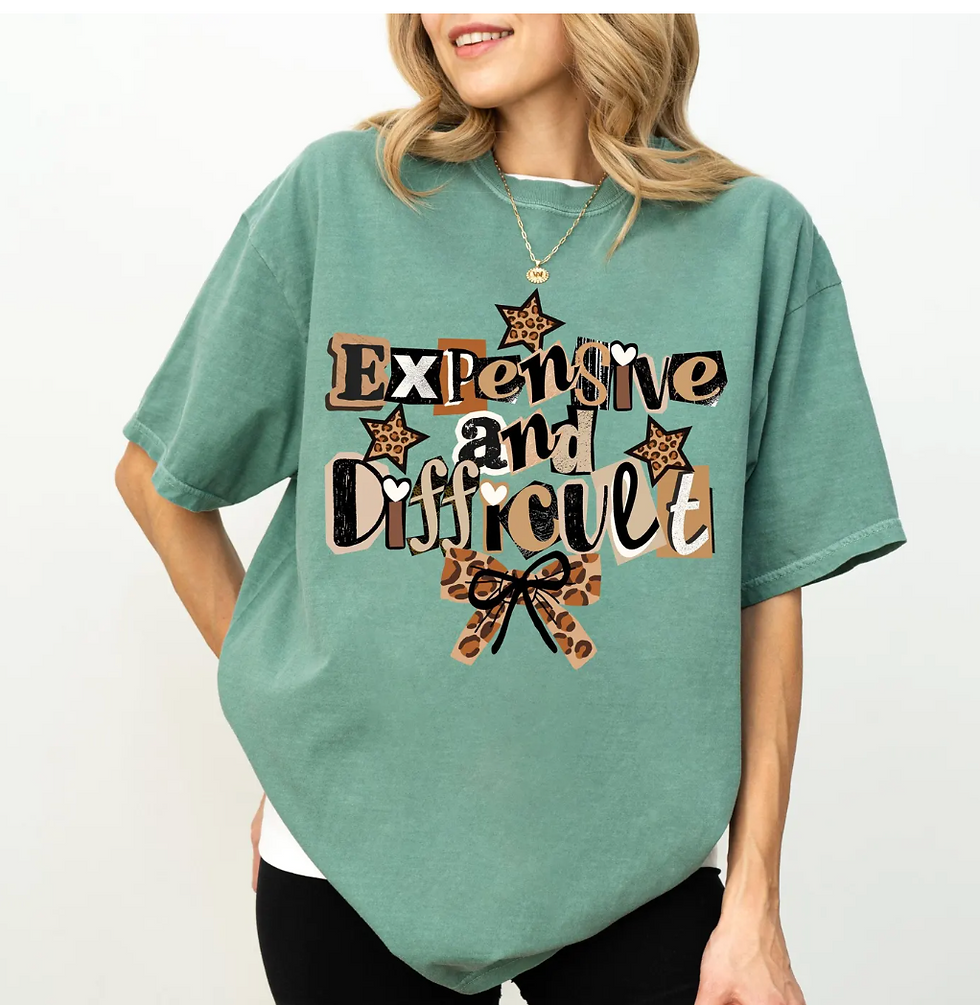 Thumbnail: Expensive & Difficult Comfort Color Shirts