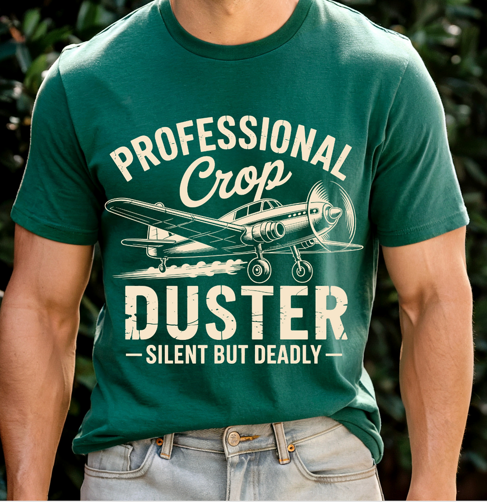 Thumbnail: Professional Crop Duster Graphic Tee
