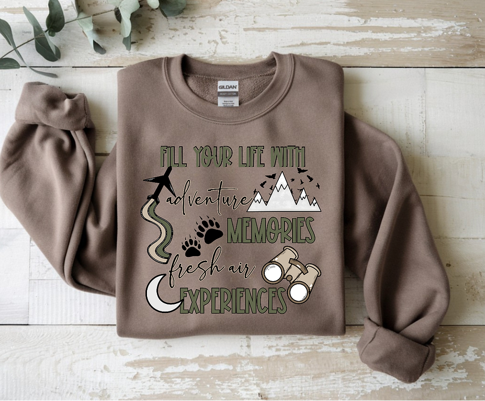 Thumbnail: Fill Your Life with Adventure Sweatshirt