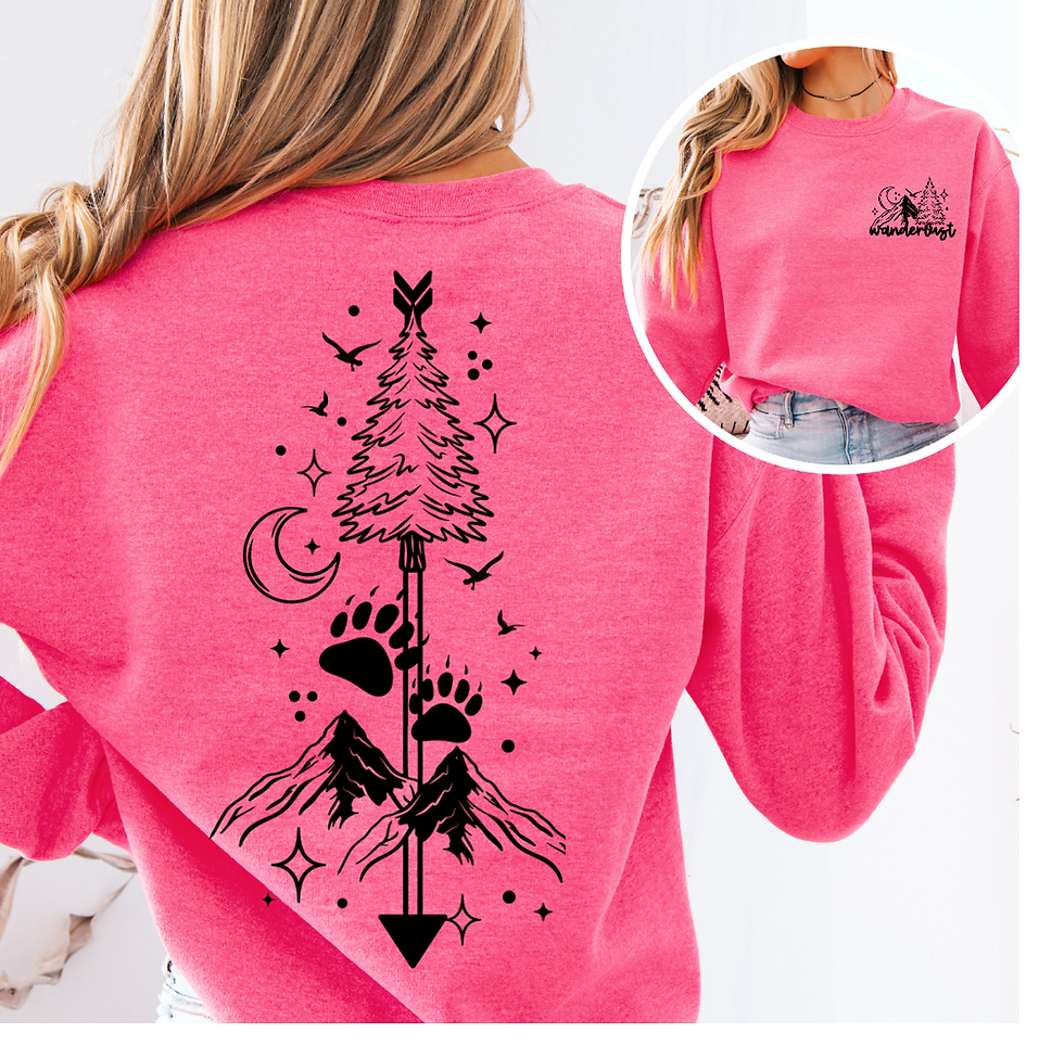 Thumbnail: Outdoor Wilderness Sweatshirt (Pocket & Spine)