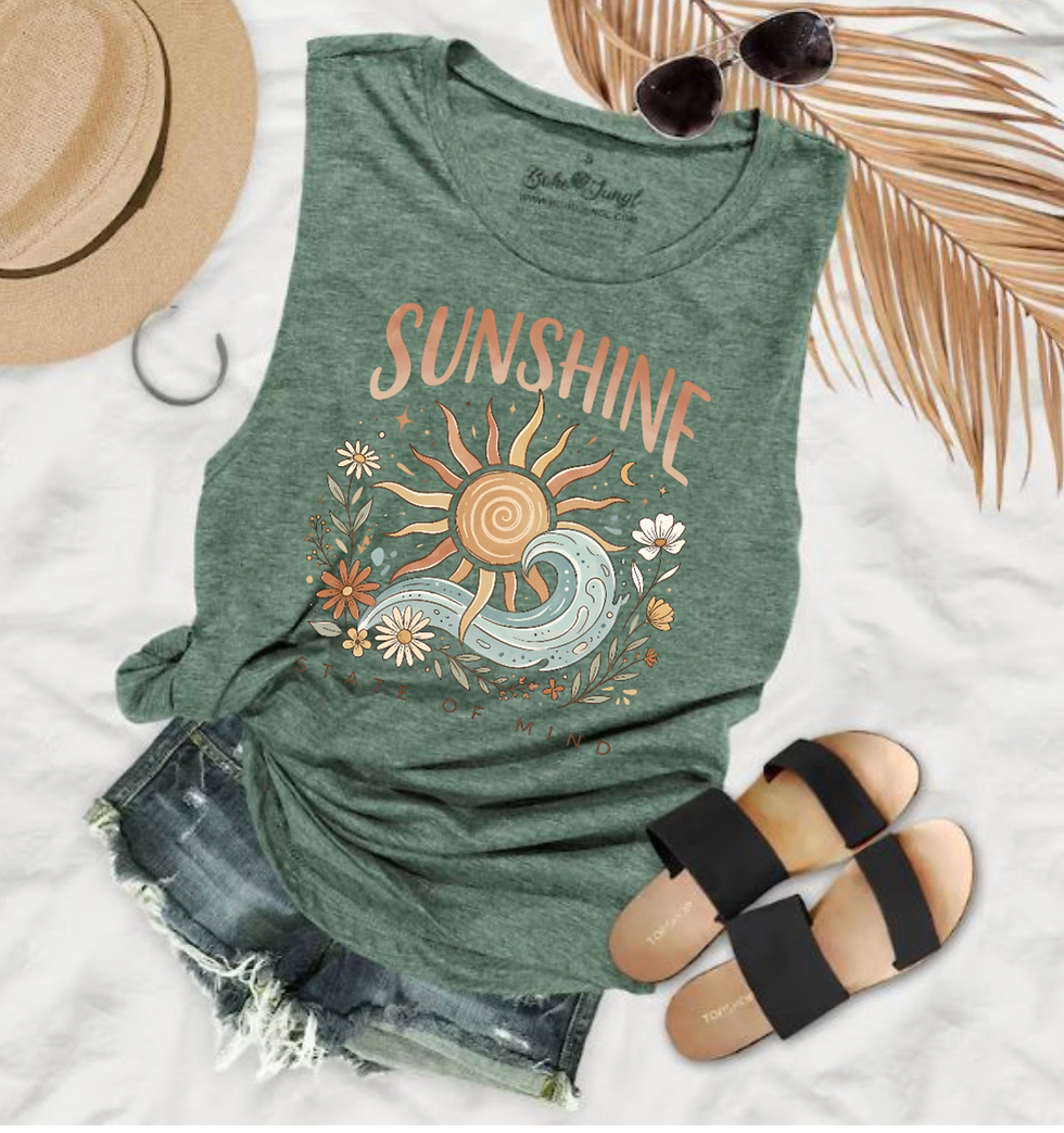 Thumbnail: Sunshine Muscle Tank Top