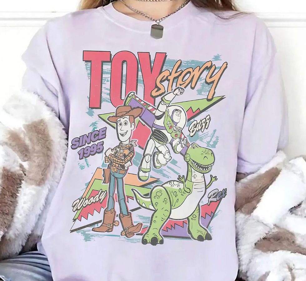 Thumbnail: Toy Story Retro Comfort Color Shirt