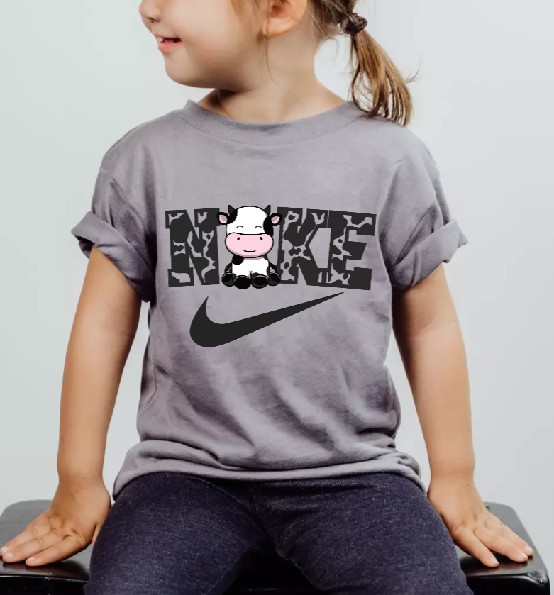 Thumbnail: Black Cow Infant/Toddler/Kids Size