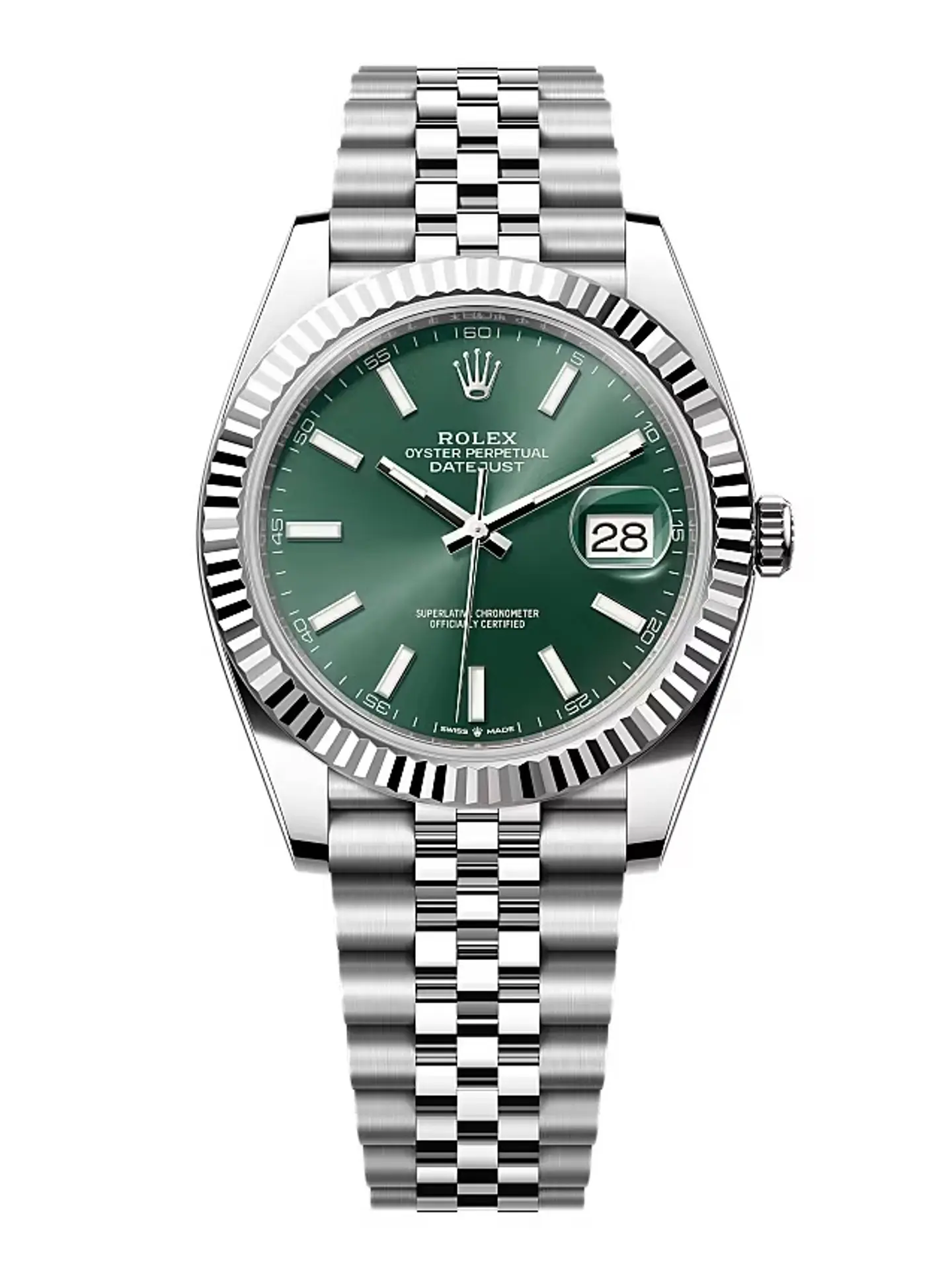 Rolex Datejust Green Dial 126334 Jubilee 41 mm – Swiss Made