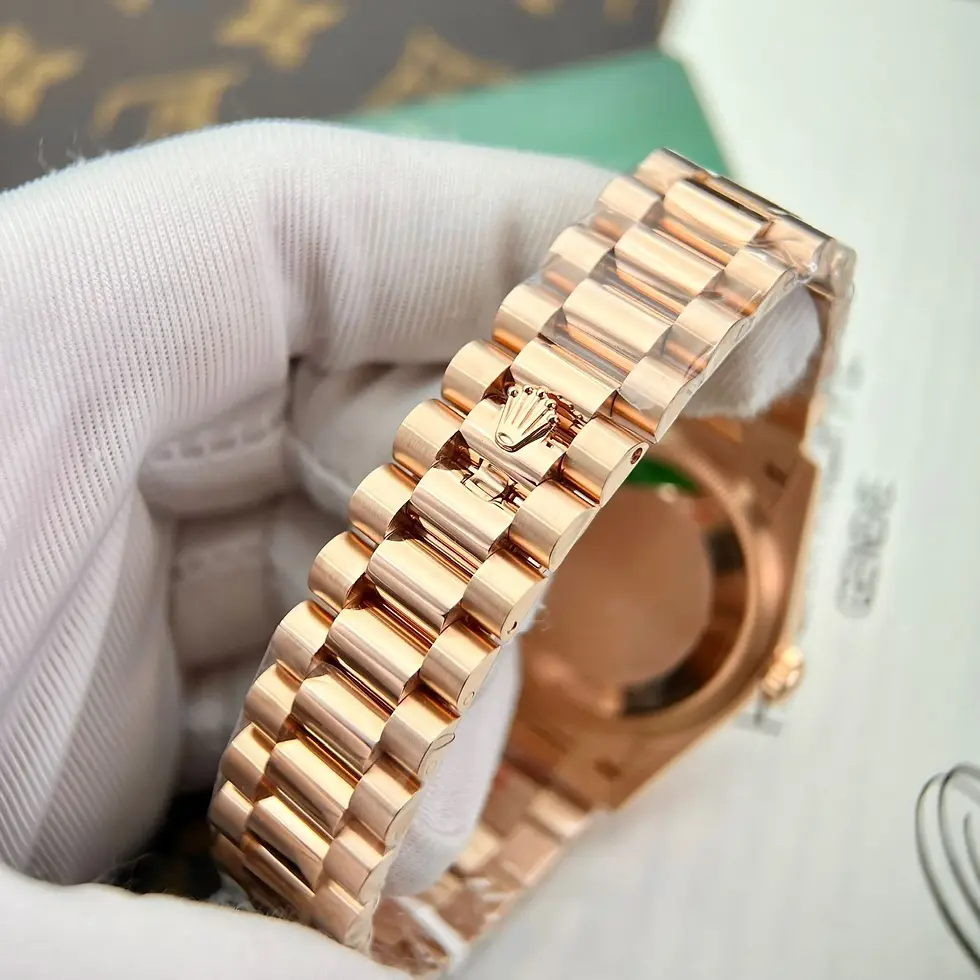Thumbnail: Rolex Day-Date Rosé Diamond Dial 128235-0009 36 mm – Swiss Made