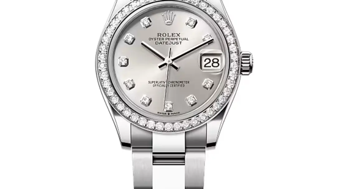 Rolex Datejust Silver Diamond Dial 278384RBR-0033 31 mm – Swiss Made