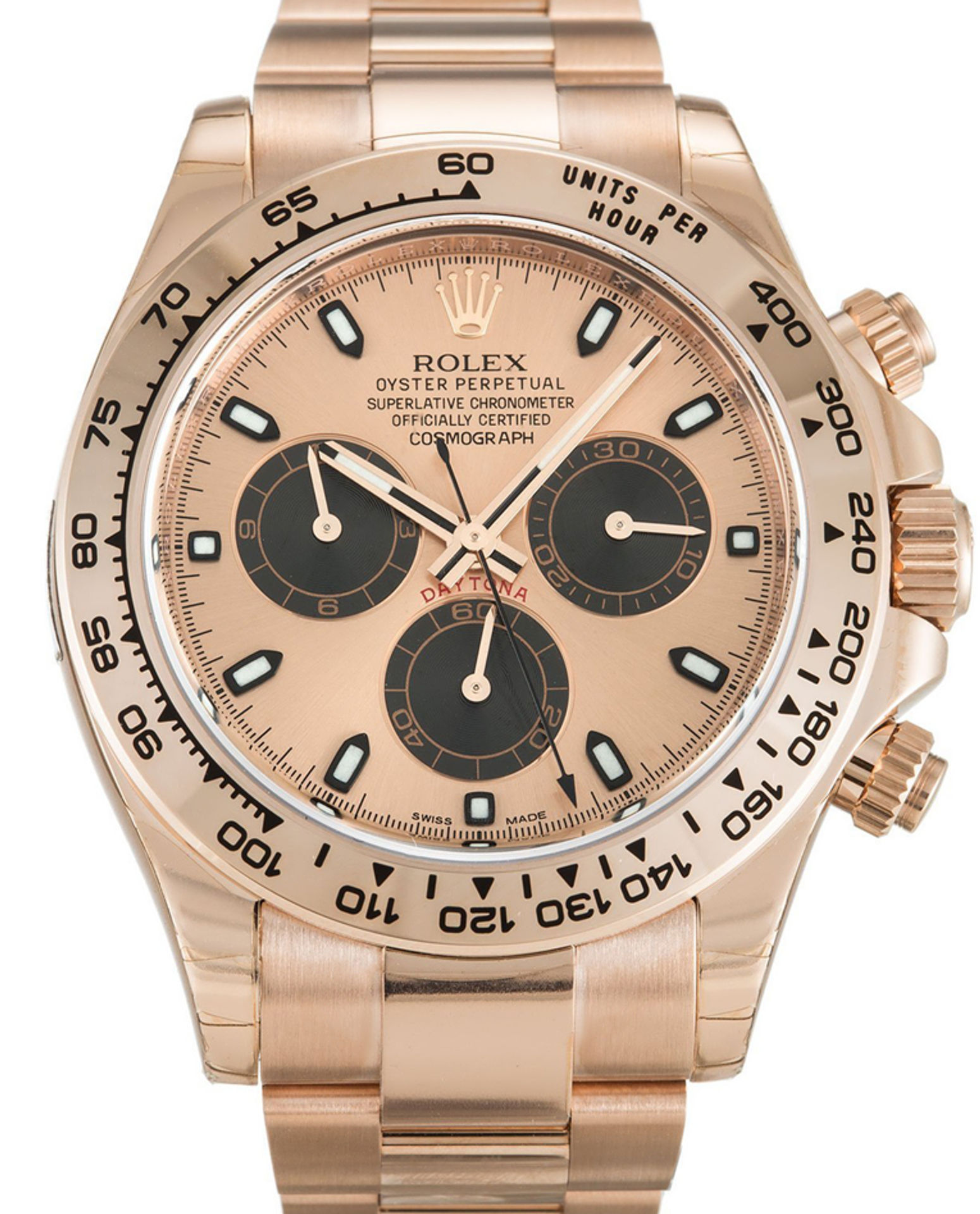 Rolex Daytona Rose Dial 116505 40mm – Swiss Made