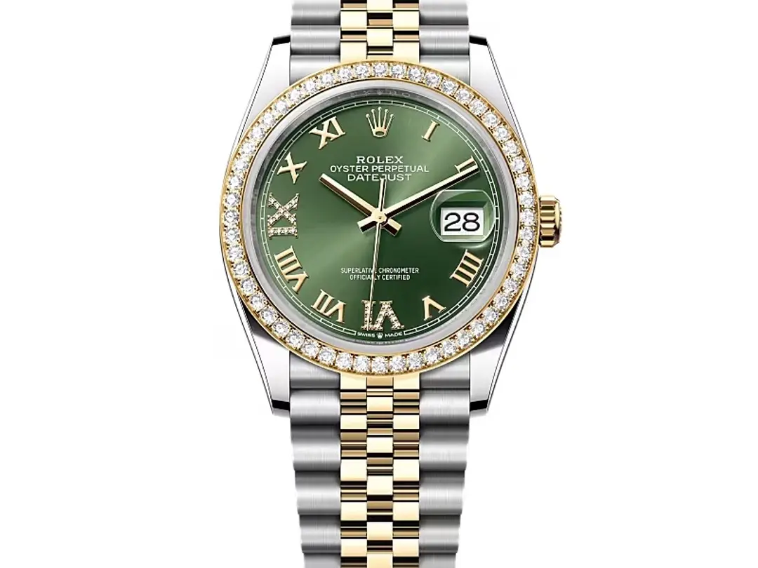 Rolex Datejust Slate Diamond Dial 126283RBR-0011 36 mm – Swiss Made