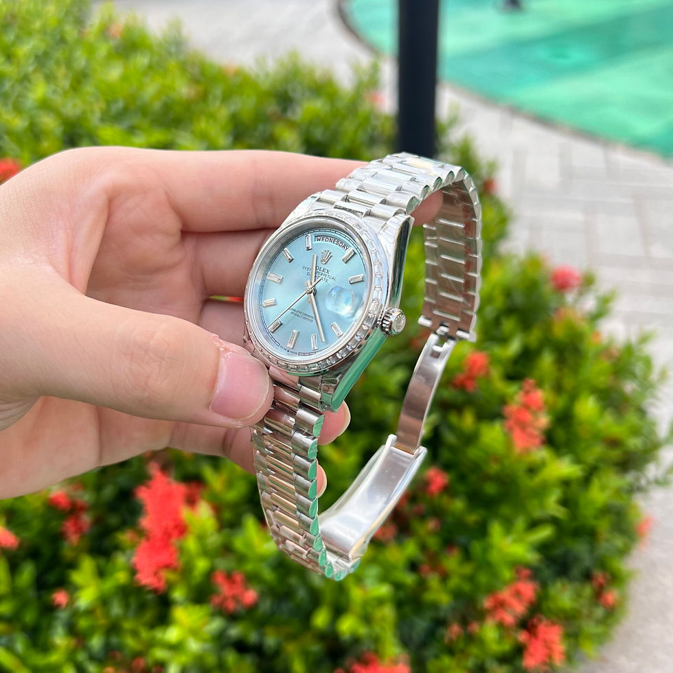 Thumbnail: Rolex Day-Date Ice Blue Diamond Dial 228396tbr-0002 40 mm – Swiss Made