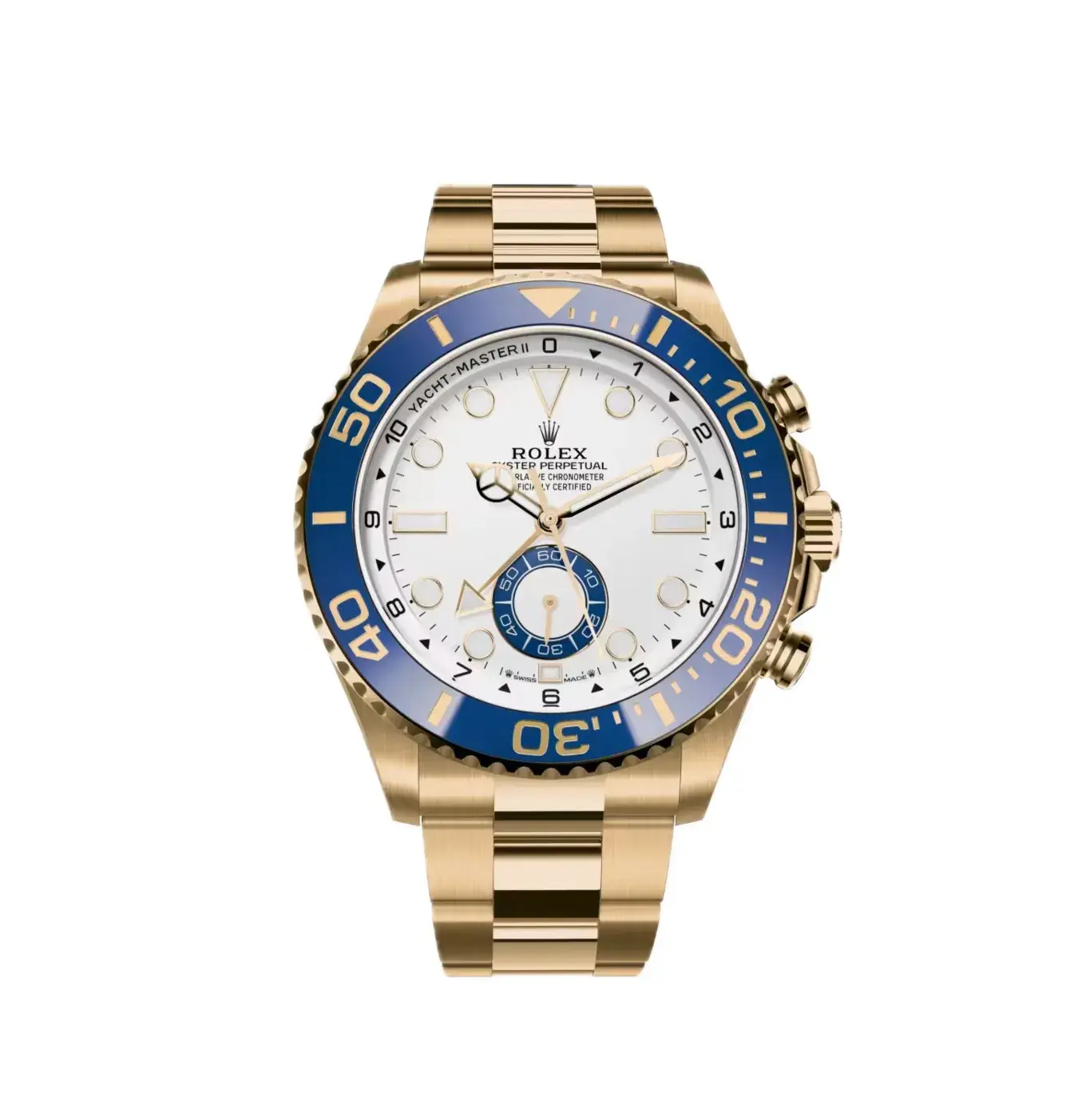 Rolex Yacht‑Master II Yellow Gold 44mm (2026 Refresh) – Swiss Made