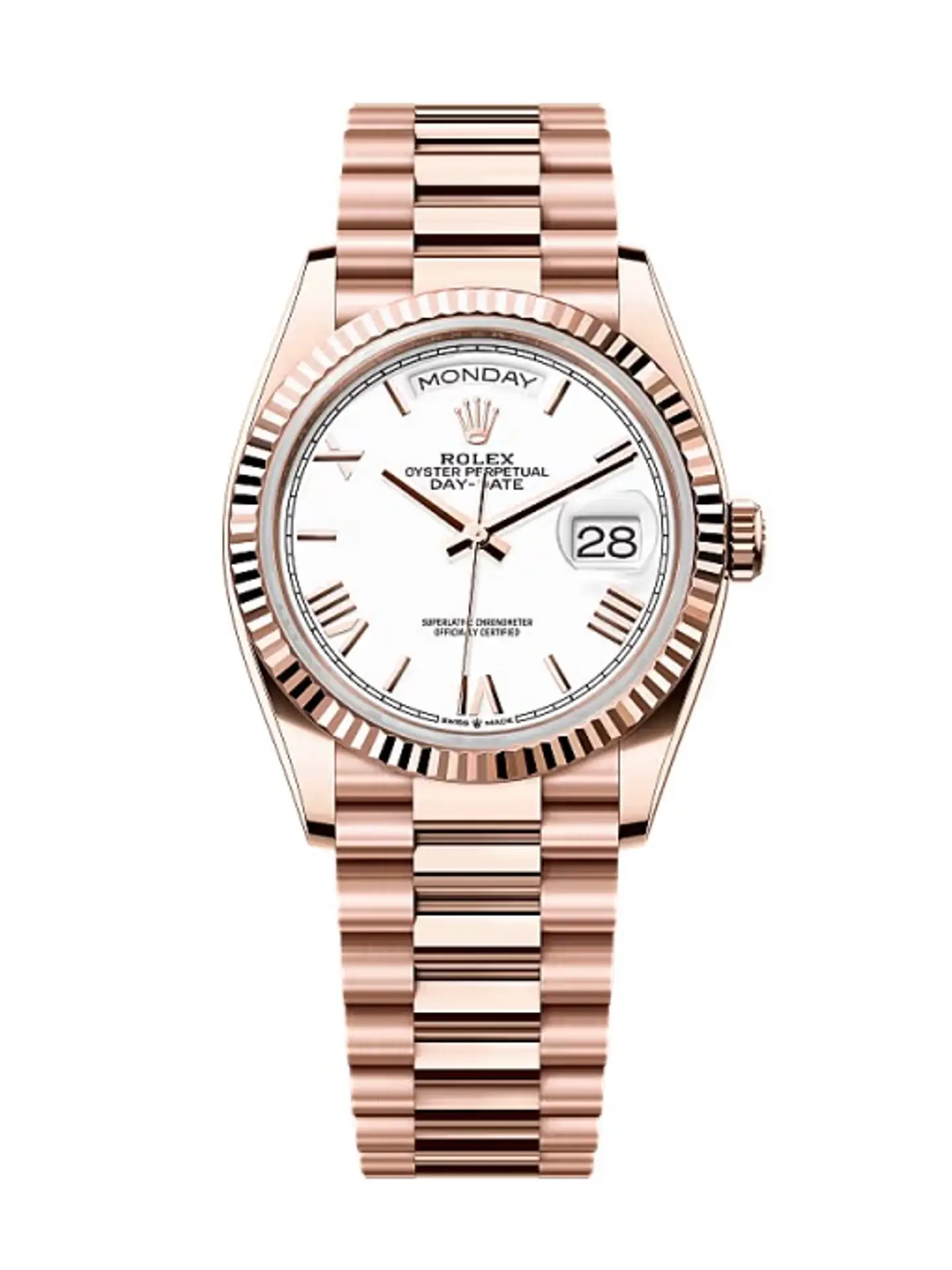 Rolex Day-Date White Dial 128235-0070 36 mm – Swiss Made