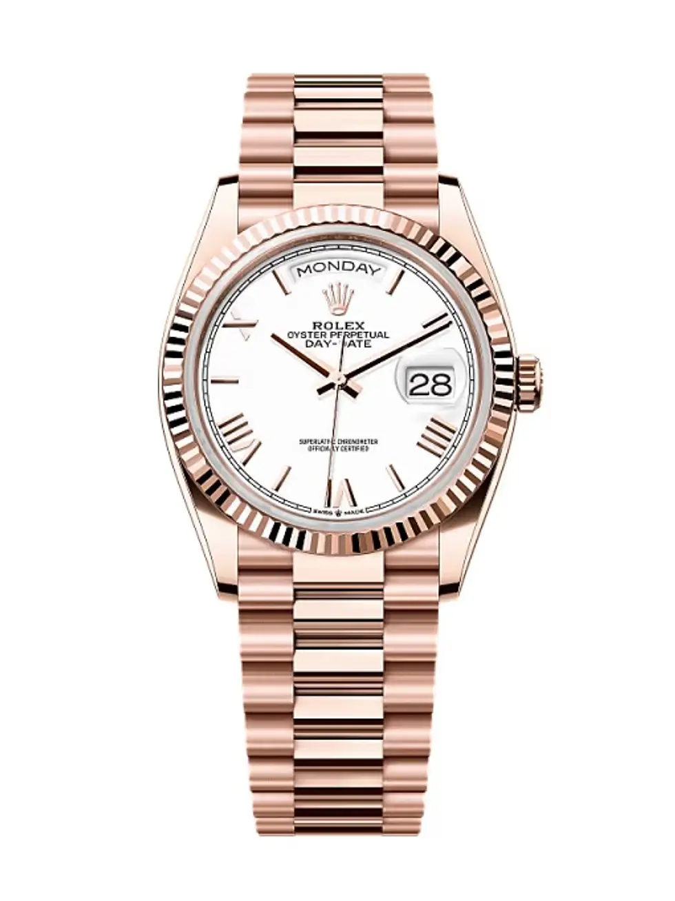 Thumbnail: Rolex Day-Date White Dial 128235-0070 36 mm – Swiss Made