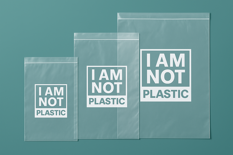 Biodegradable cassava polymailer bags in multiple sizes for eco-friendly shipping