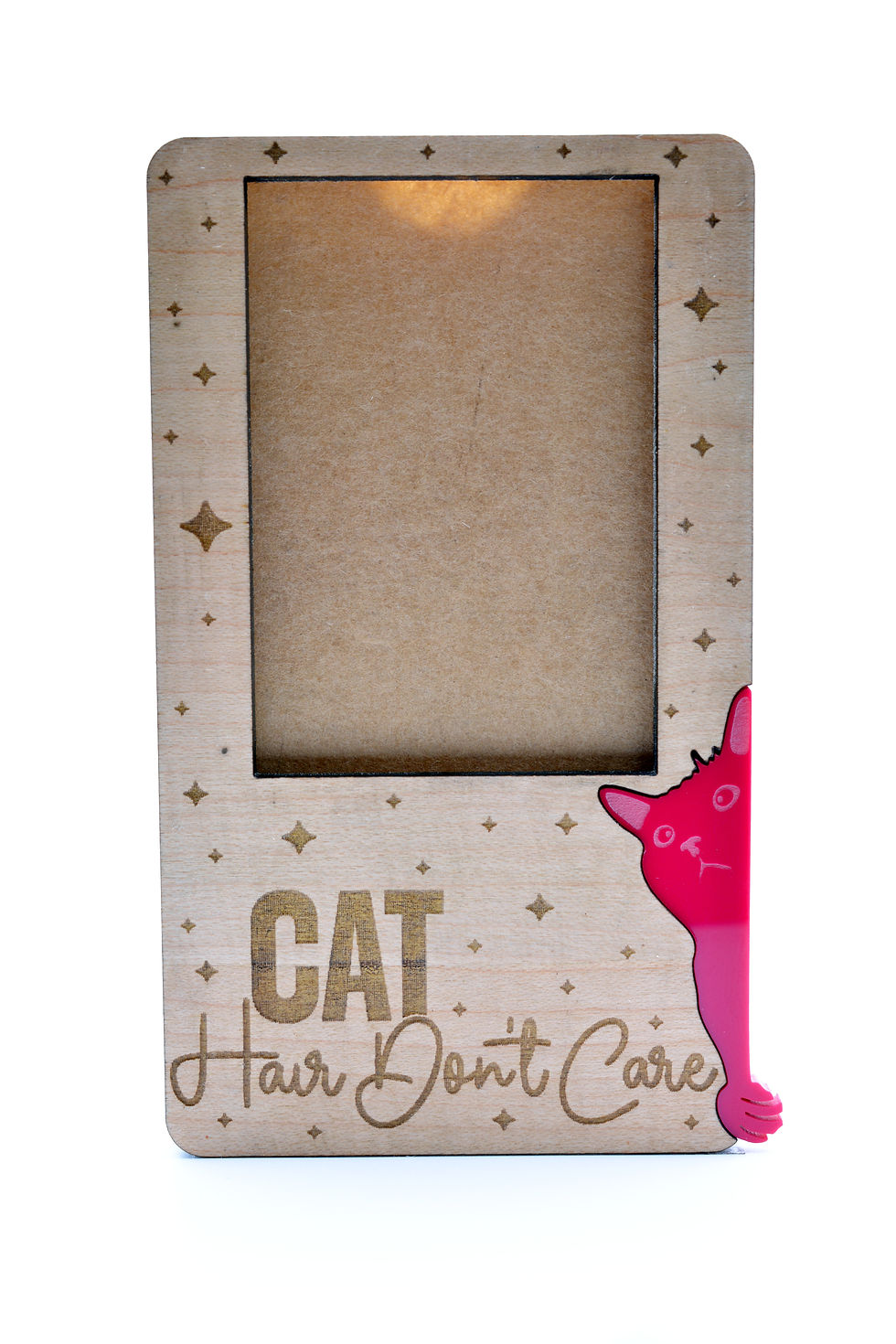 Thumbnail: Mini Personalised Dog & Cat Photo Magnet – “Pet hair don't care”