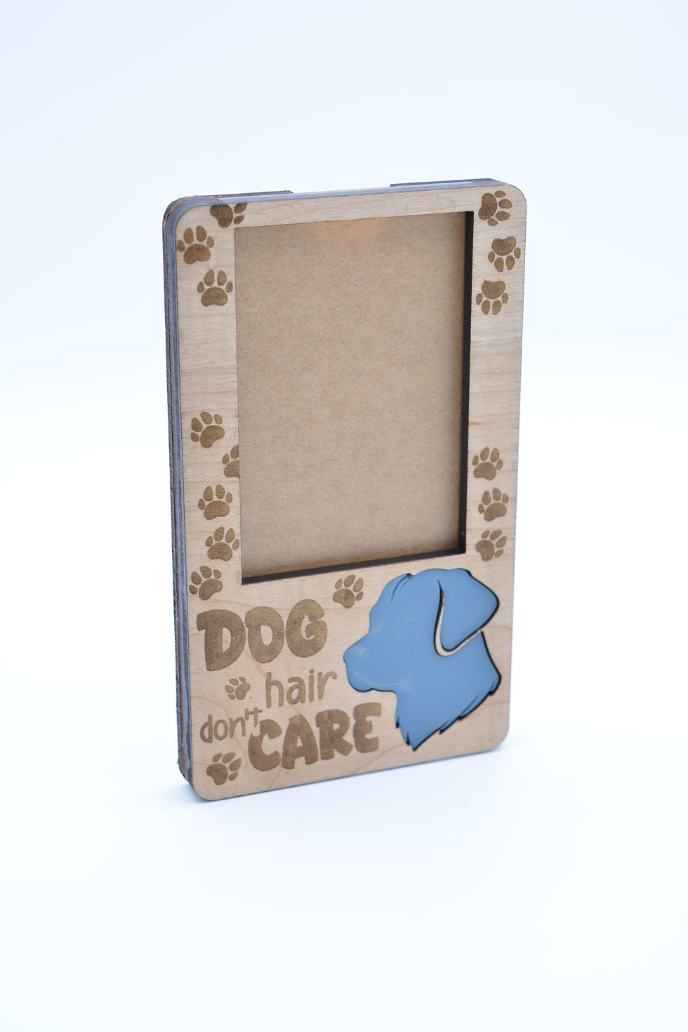 Thumbnail: Mini Personalised Dog & Cat Photo Magnet – “Pet hair don't care”