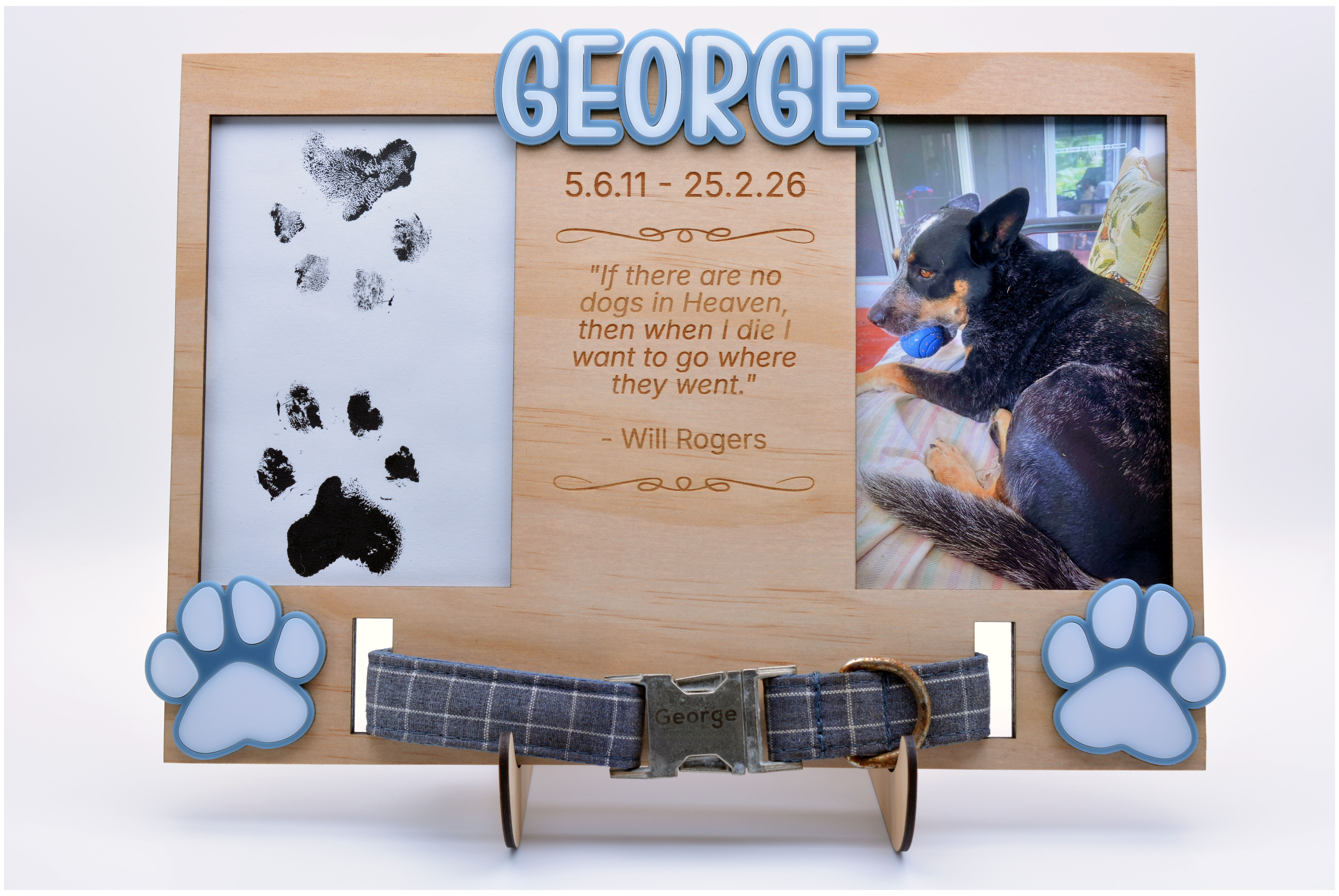 Personalised Pet Memorial Frame – Custom Photo Keepsake