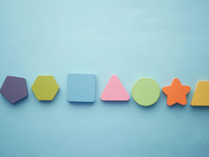 Shapes circle square triangle star