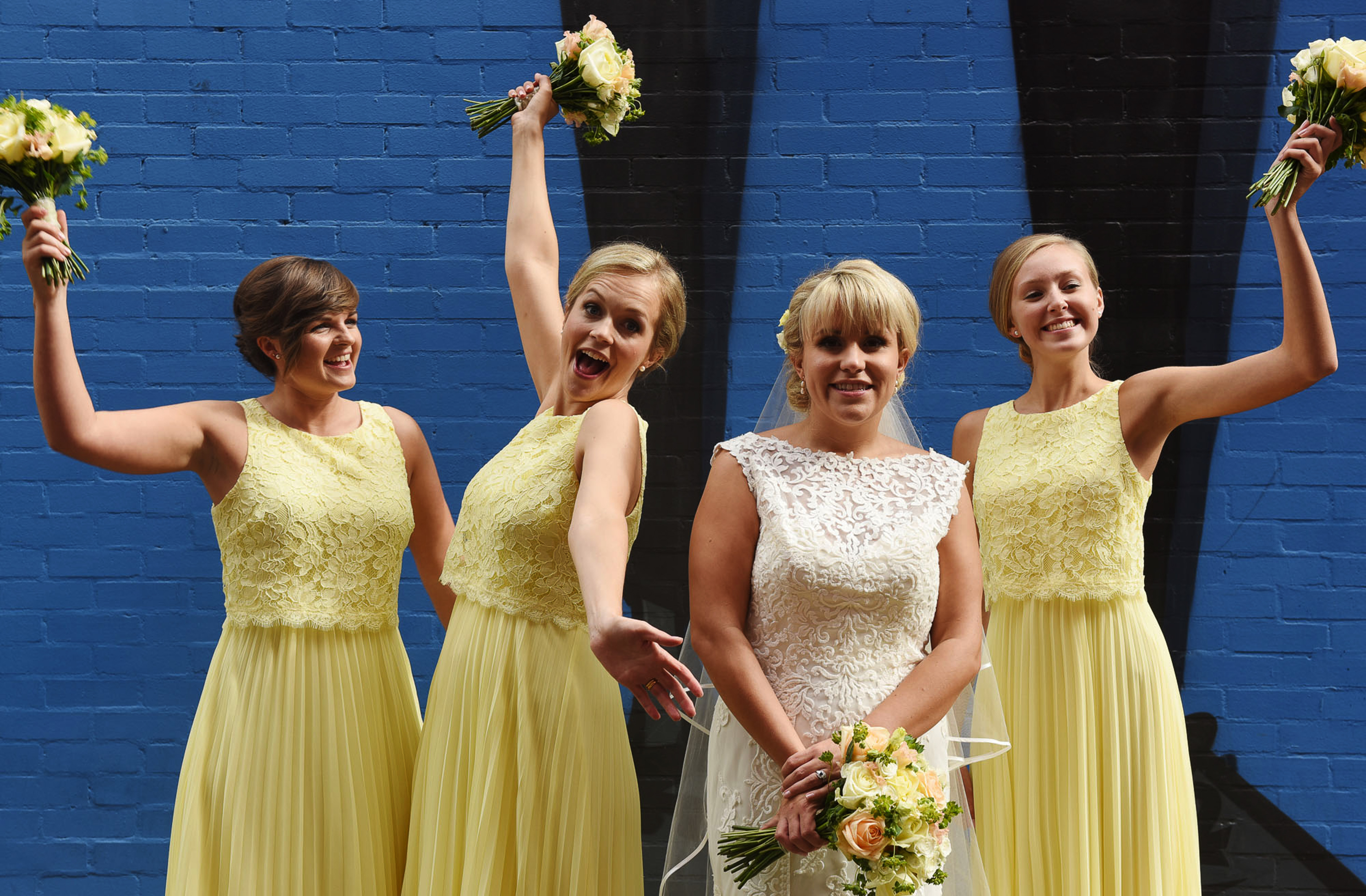 Bride and Bridesmaids