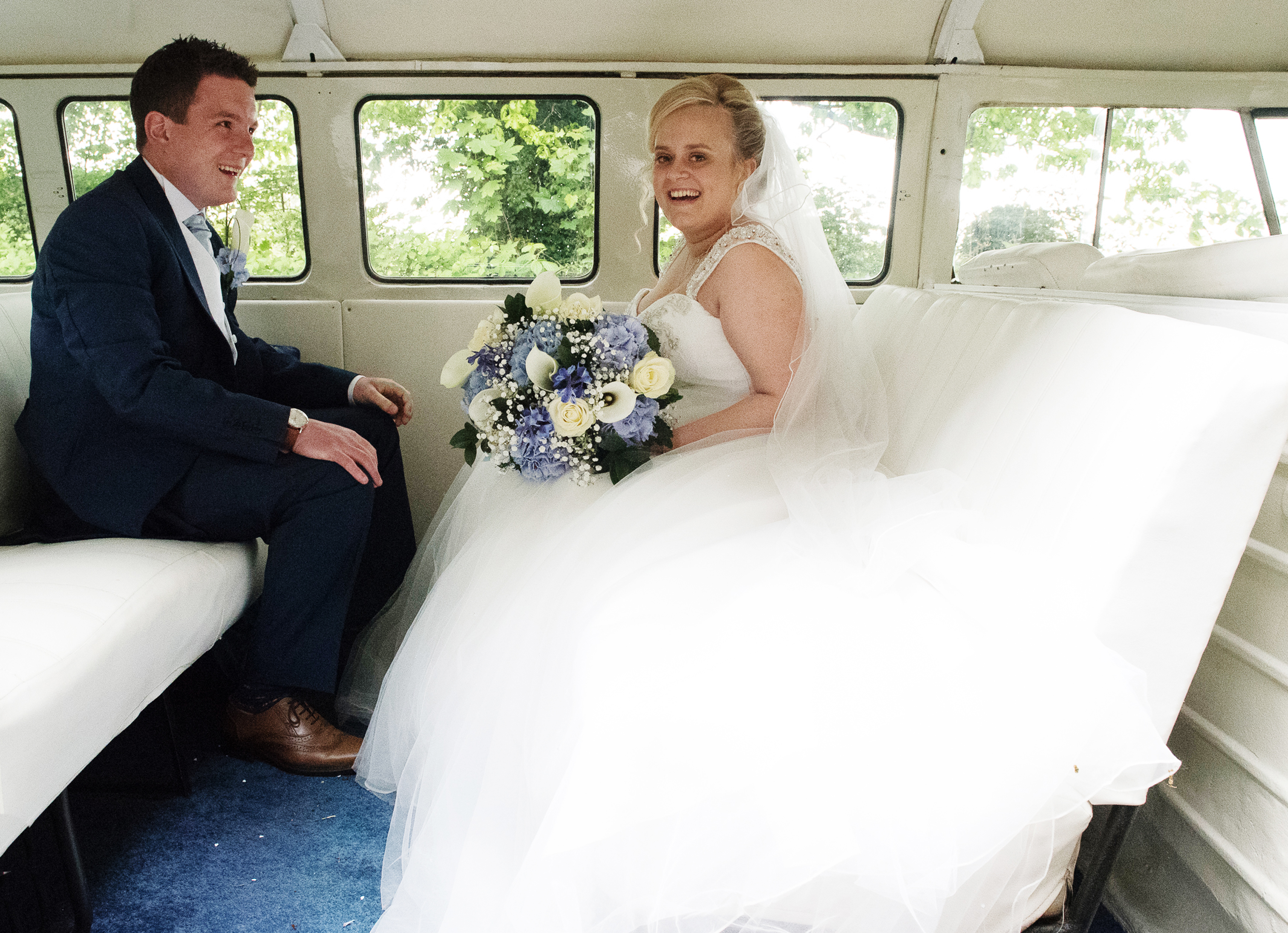 Bride and Groom Camper Van