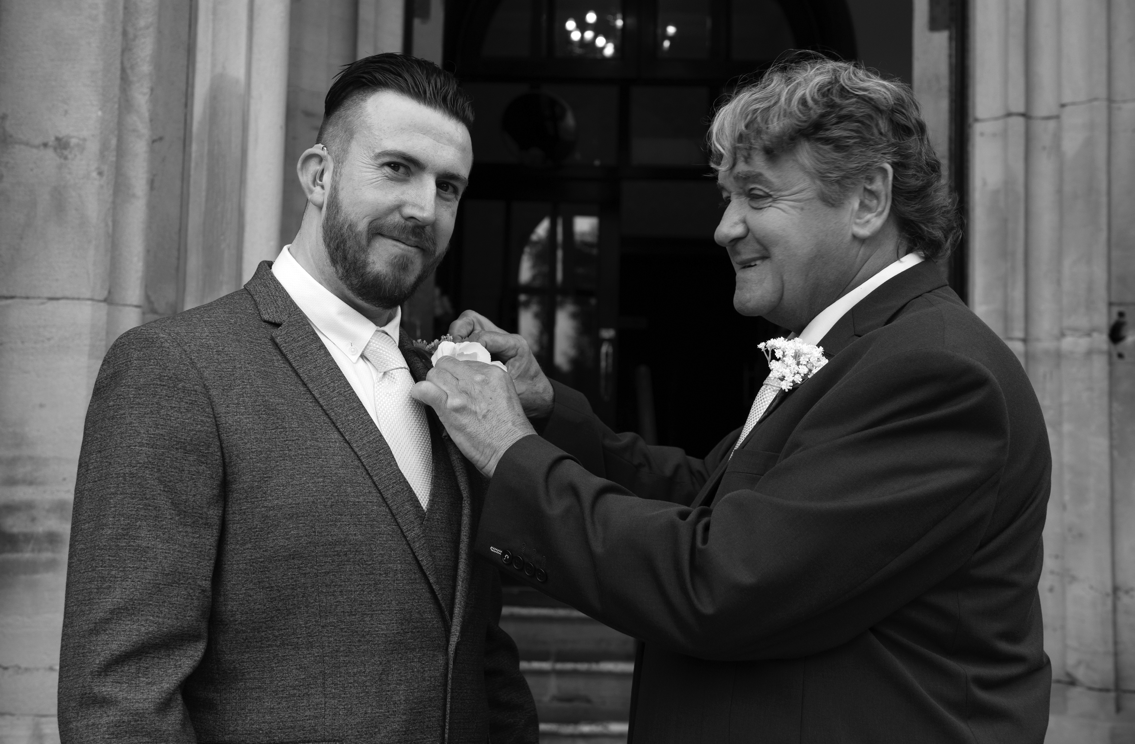 Ceri and Dan Dudley Registry office