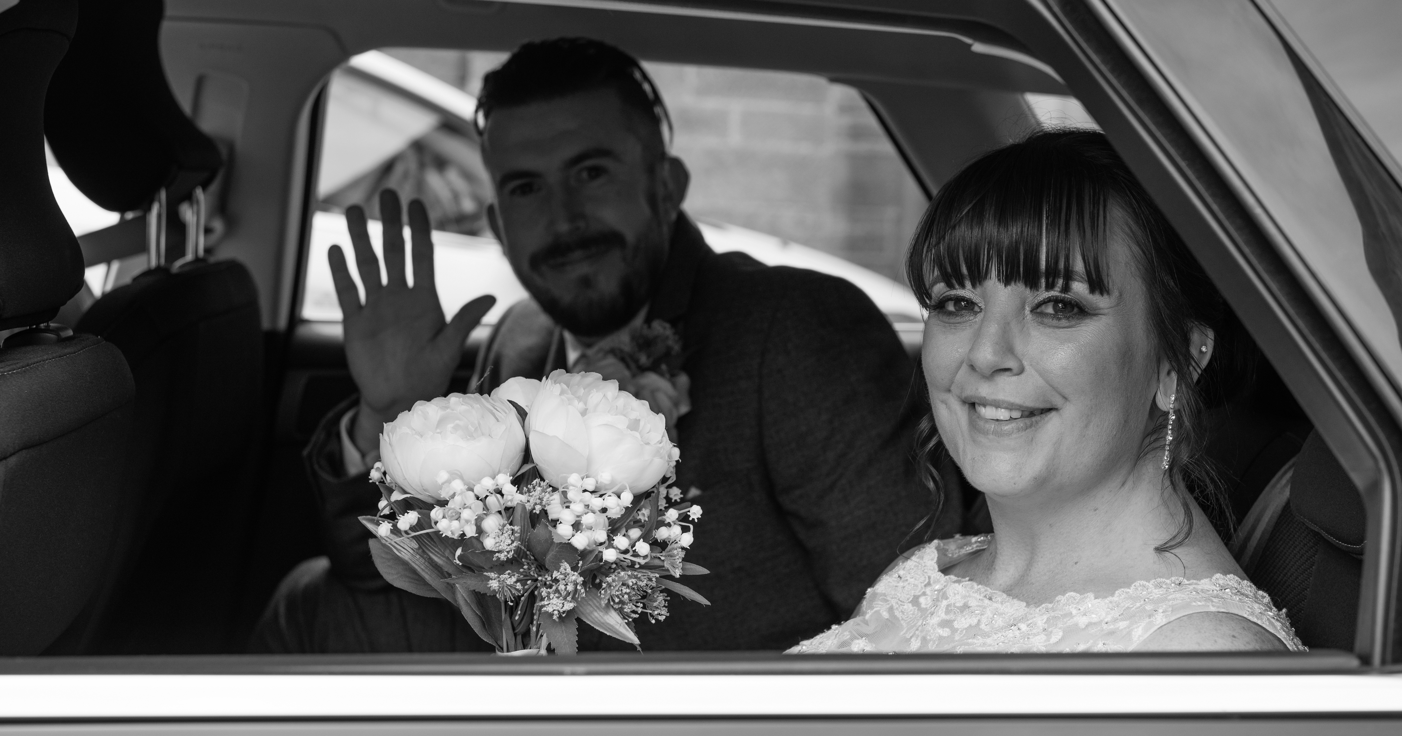 Ceri and Dan Dudley Registry office