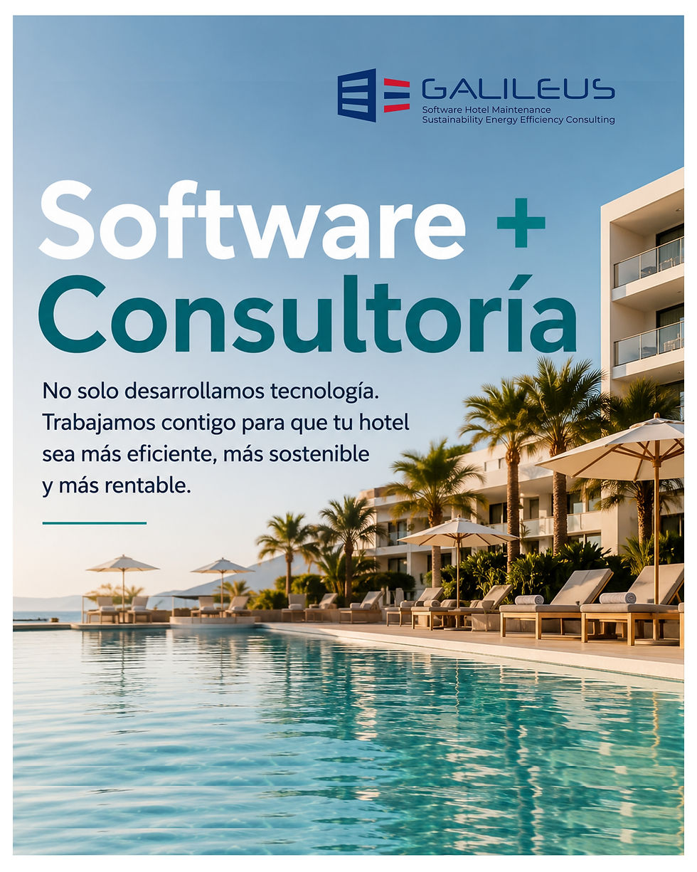 Software + Consultoría. El equilibrio perfecto para tu hotel.