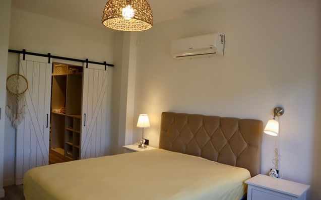 Antalya Kadriye Satılık Villa Yatak Odası ve Giyinme Odası