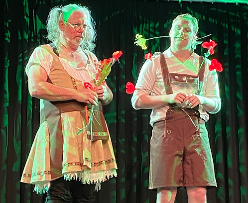 Adult (17+) drama class mid-performance