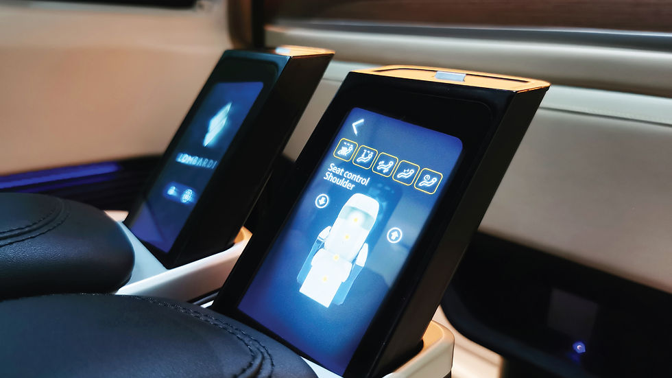Seat Control Screen