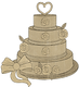 Decorative Wedding Cake 