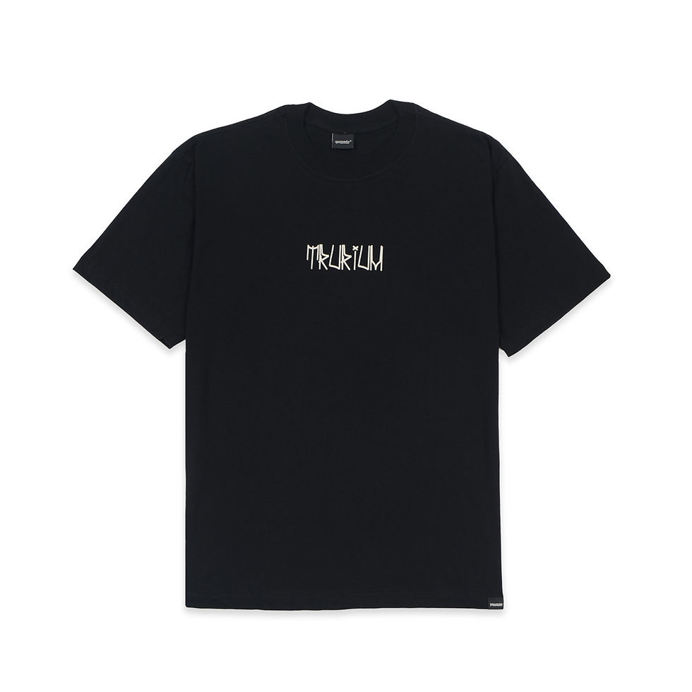 Camiseta Tag Rolinho - Preto