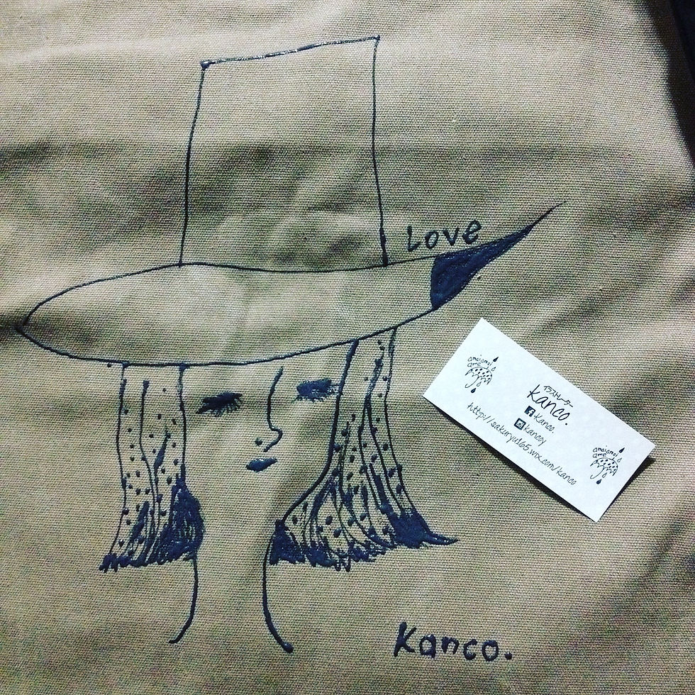 Laughトート×kanco.