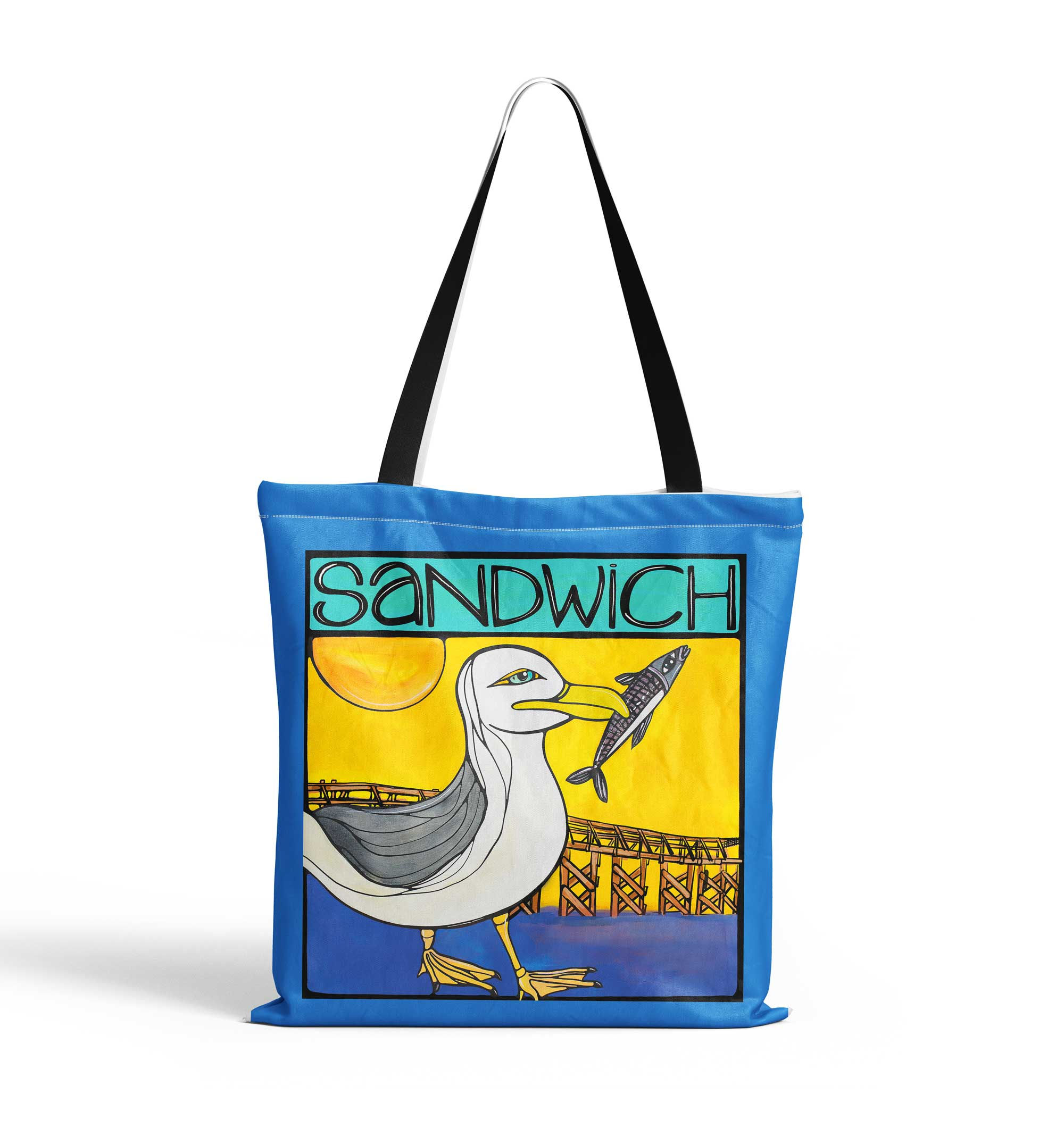 Sandwich MA Tote Bag, Cape Cod Massachusetts ShoulderBag