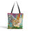Thumbnail: Proud Chicken with Flowers and Grapes Tote Bag