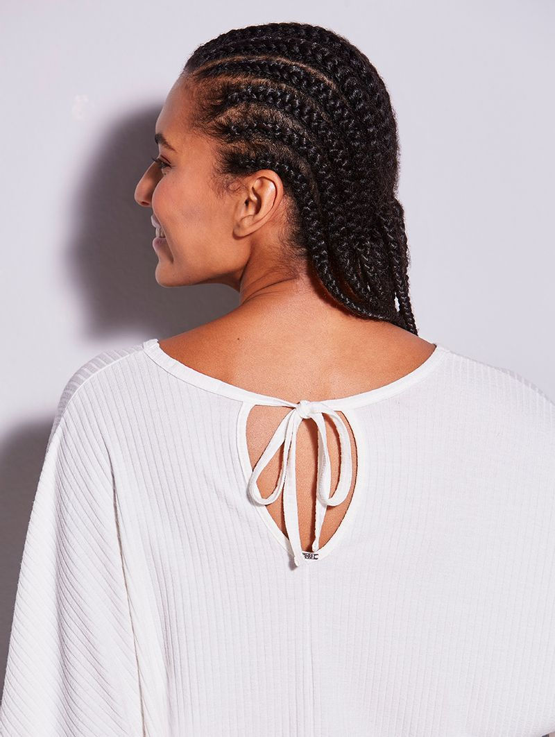 Miniatura: Pijama enterito blanco en viscosa