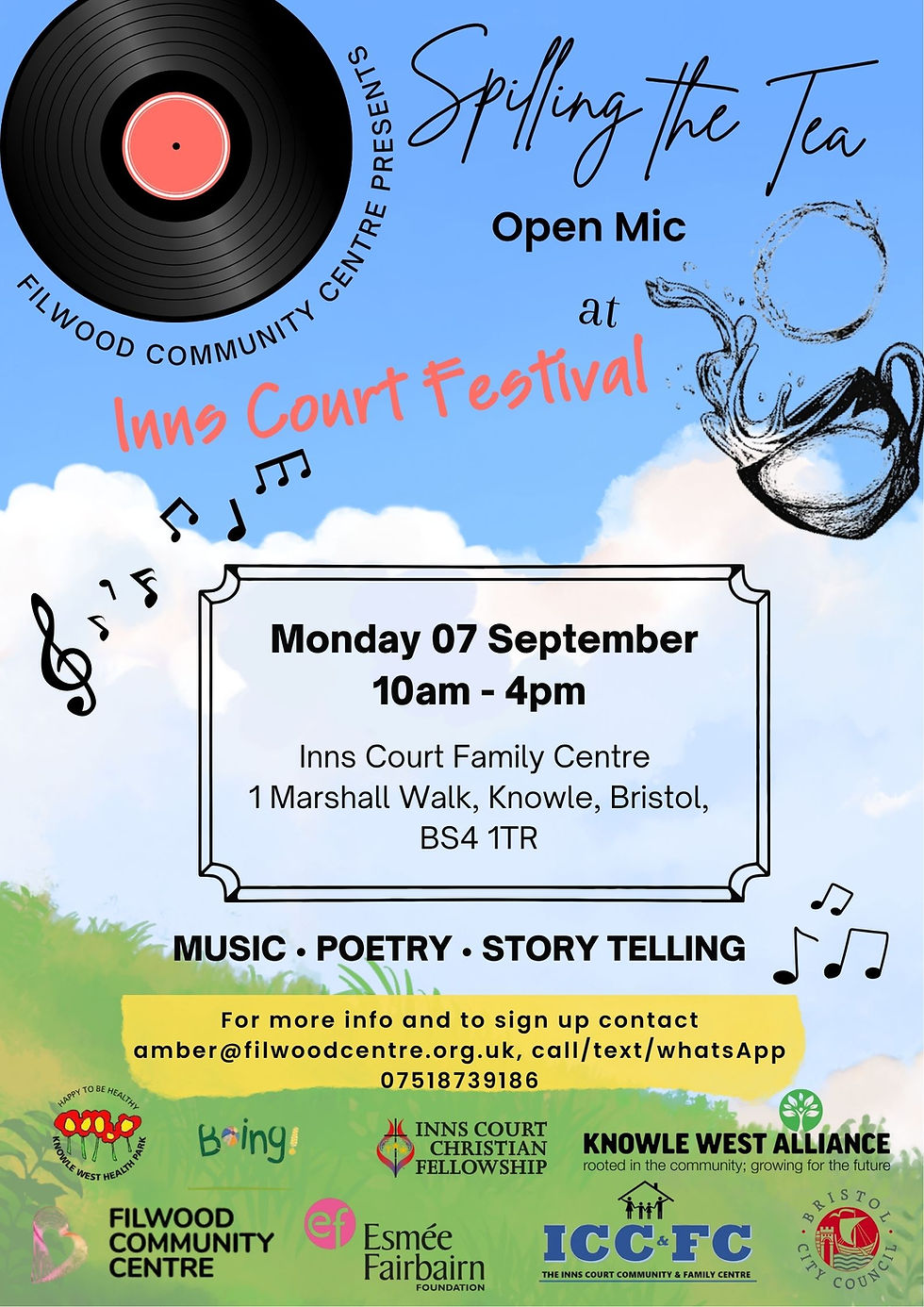 Spilling the Tea - Open Mic @ Inns Court Festival