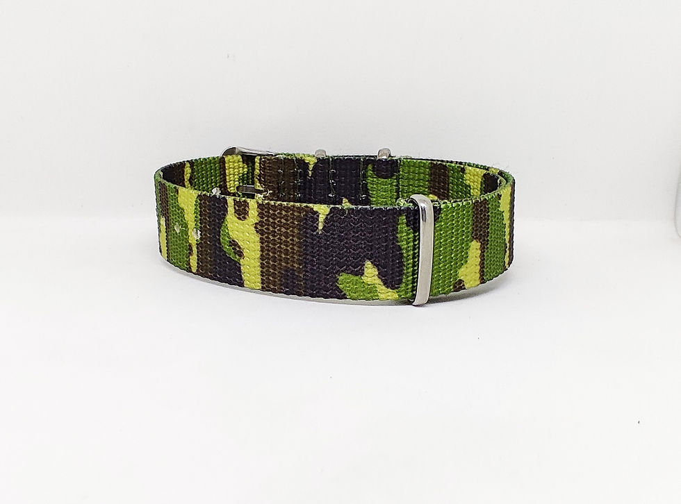 Thumbnail: Nylon Strap Green Camouflage