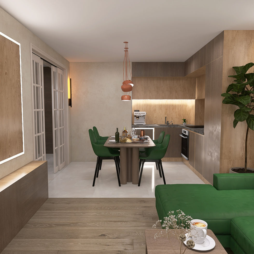 Кухня с трапезария