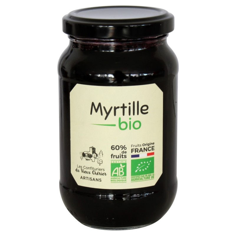 Confiture MYRTILLE BIO 310g