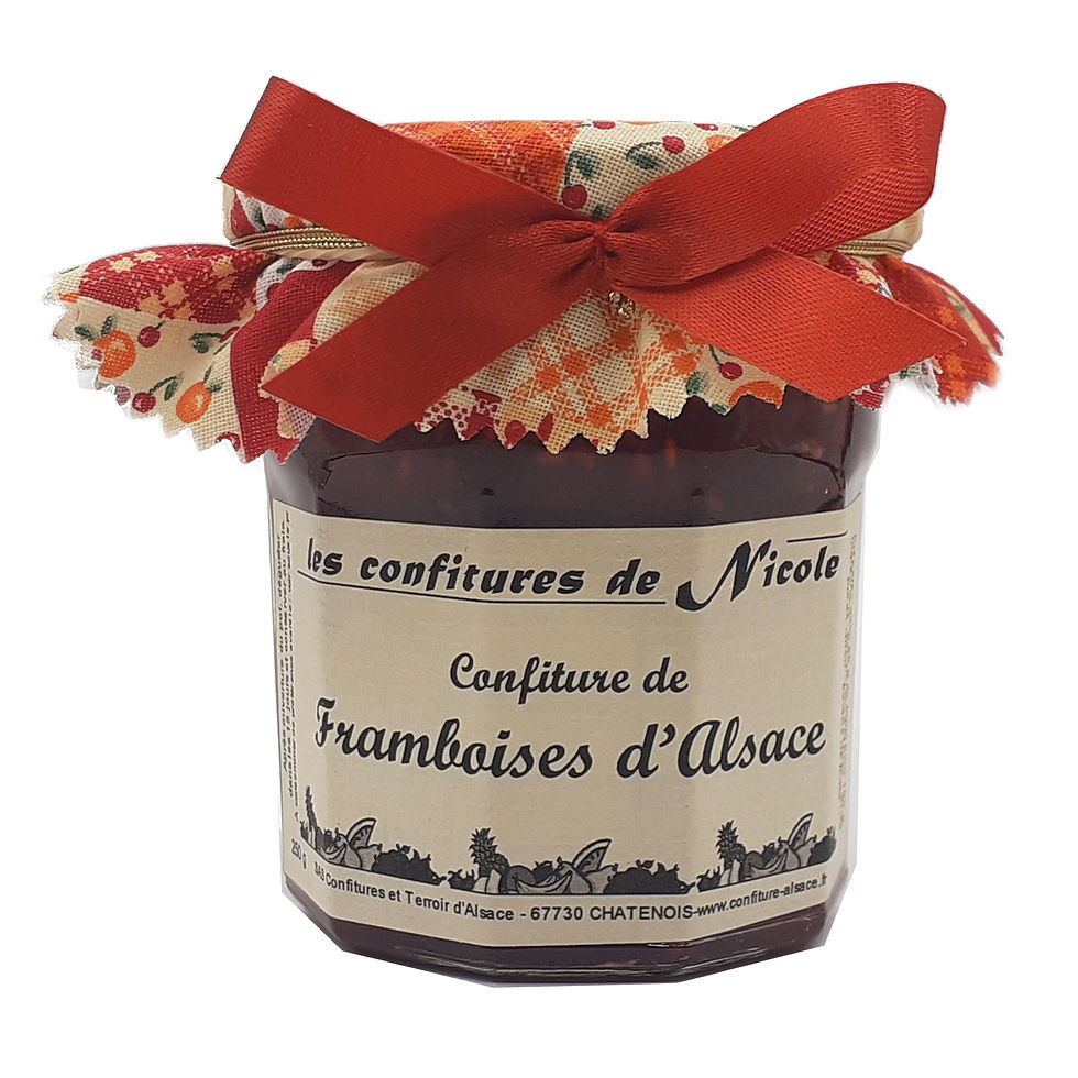 Confiture Framboises d'Alsace 250g