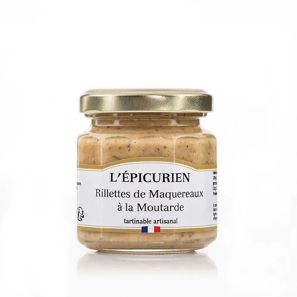 Tartinable Rillette de maquereaux à la mourtarde 90g