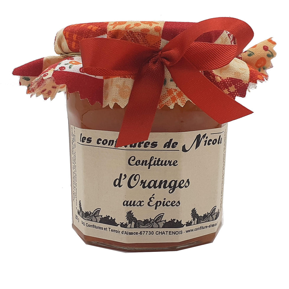 Confiture Oranges aux épices 250g