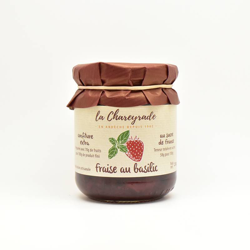 Confiture Fraise et & Basilic 250g