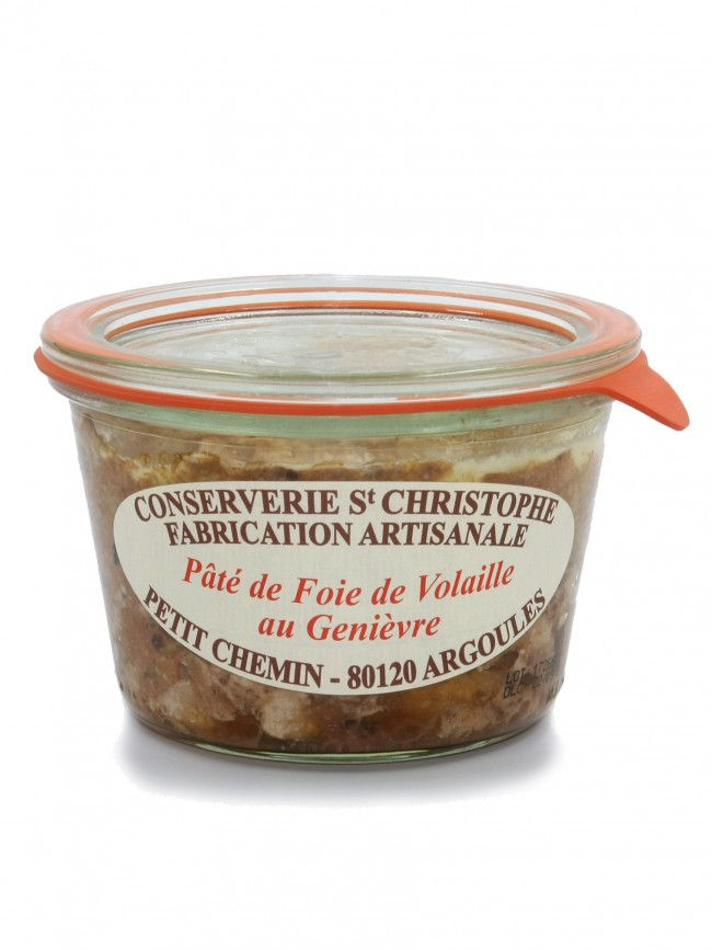 Paté de foie de volaille au genievre 270g